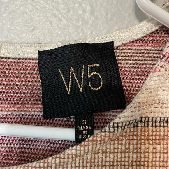 W5 Boho Fringe Tapestry Blouse New - Picture 3 of 8